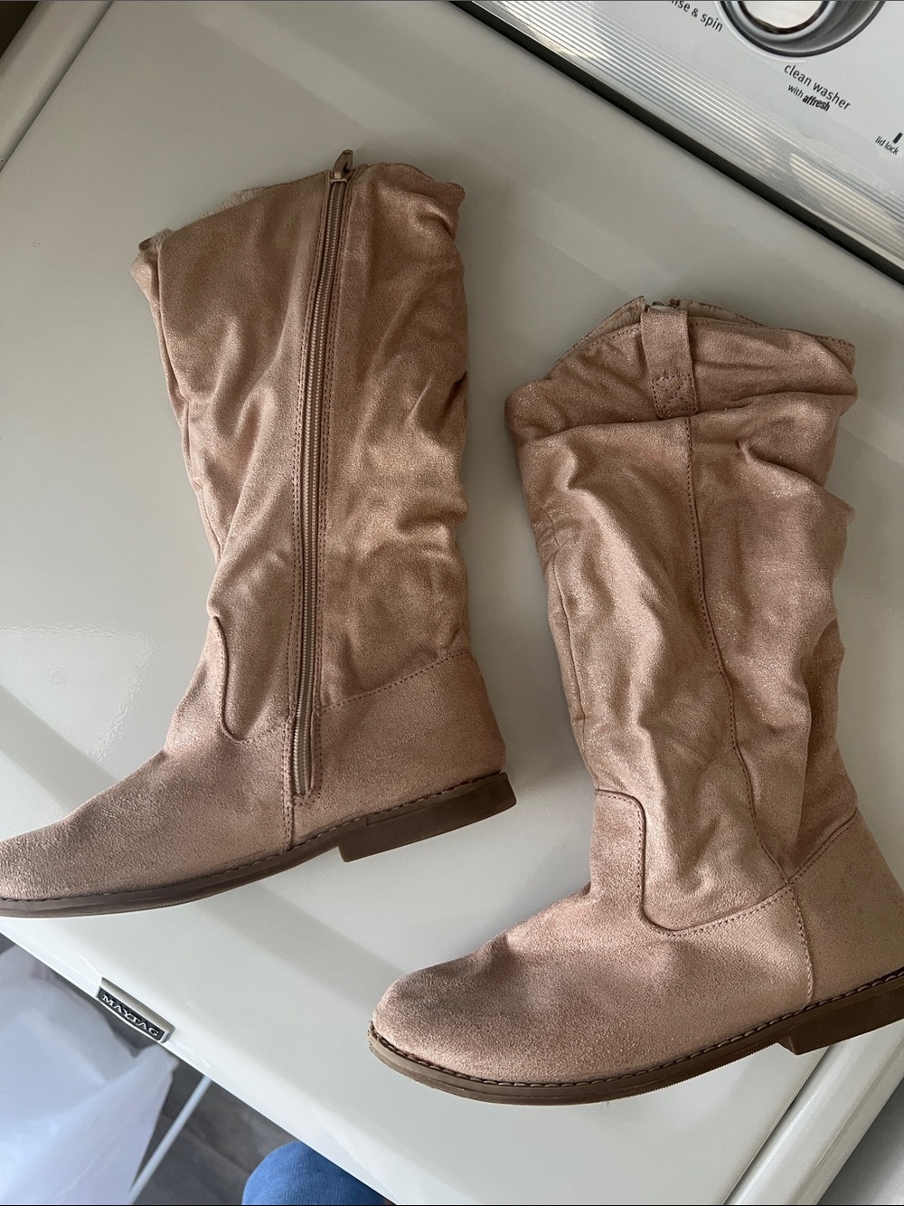 Crown Vintage Kids Boots in pink sparkle